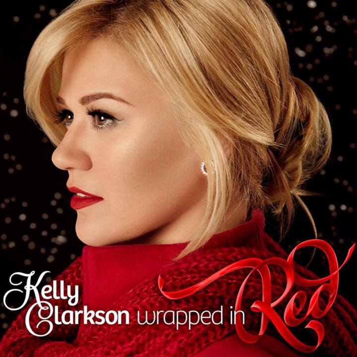 Kelly Clarkson Wrapped In Red album cover artwork art