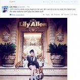 LILY ALLEN ADMITS NEW MATERIAL IS RUBBISH
