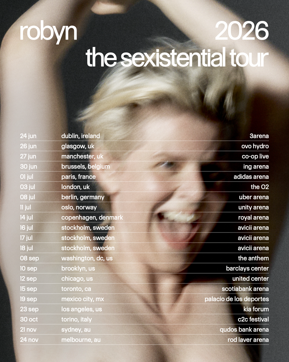 CONCERT REVIEW: ROBYN TRANSCENDS AT AGGANIS ARENA, BOSTON 9/3/26